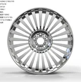 WD0463 alloy wheel – Polished + Brushed Rim, photo 2