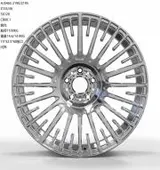 WD0465 alloy wheel – Polished, photo 1