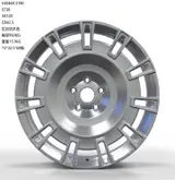 WD0469 alloy wheel – Brushed Aluminium (Natural), photo 2