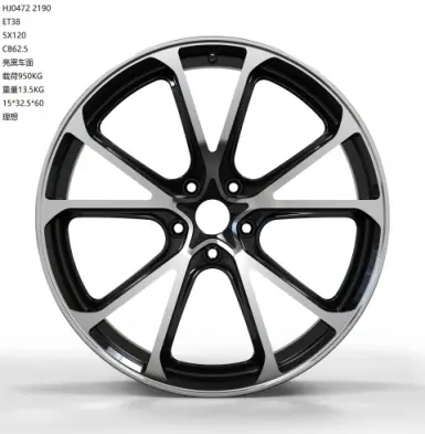 WD0472 alloy wheel rim – Gloss Black Machined Face
