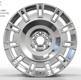 WD0485 alloy wheel rim – Polished + Brushed Rim