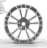 WD0489 alloy wheel – Gunmetal Machined Face, photo 1
