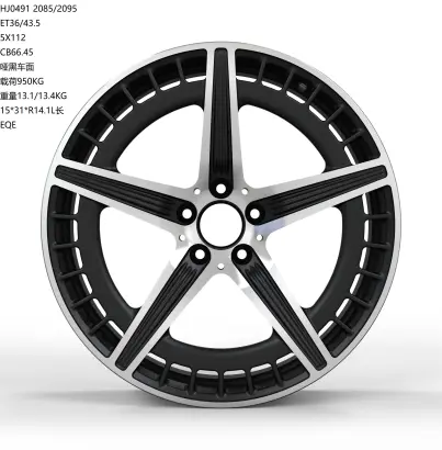 WD0491 alloy wheel rim – Matte Black Machined Face