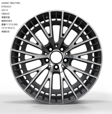 WD0492 alloy wheel rim – Matte Black Machined Face