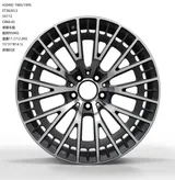 WD0492 alloy wheel – Matte Black Machined Face, photo 1