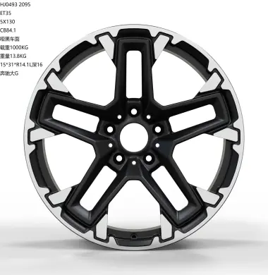 WD0493 alloy wheel rim – Matte Black Machined Face