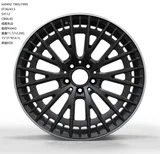 WD0494 alloy wheel – Matte Black Machined Lip, photo 1