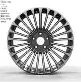WD0496 alloy wheel – Gunmetal Machined Face, photo 1
