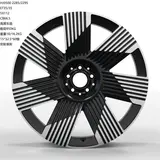 WD0500 alloy wheel – Gloss Black Machined Face, photo 2