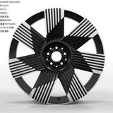 WD0500 alloy wheel – Gloss Black Machined Face, photo 2