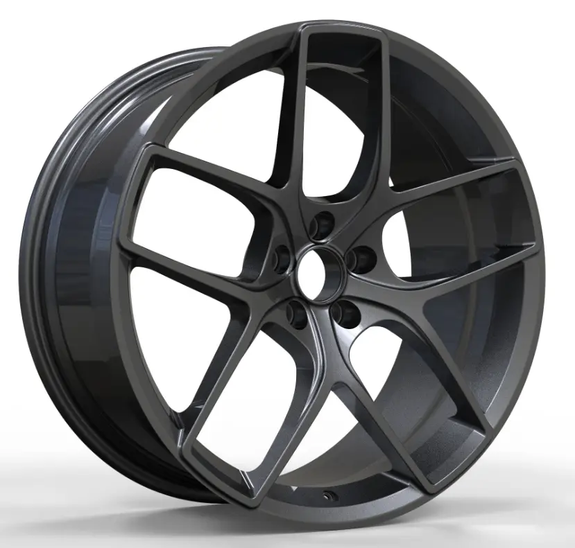 WD0517 alloy wheel rim – Gloss Black (Full Paint)
