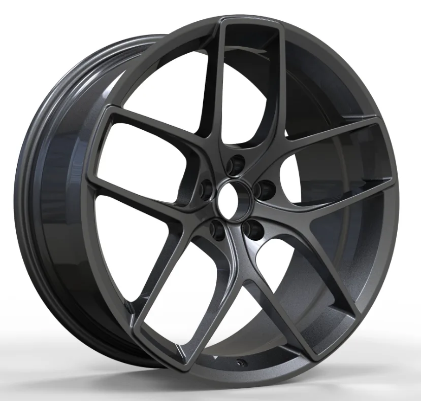 WD0517 alloy wheel rim – Gloss Black (Full Paint)