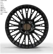 WD0529 alloy wheel rim – Matte Black (Full Paint)