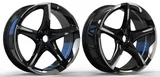 WD0546 alloy wheel – Gunmetal Polished Face, photo 3