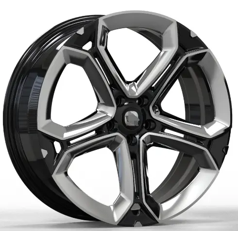 WD0547 alloy wheel rim – Gloss Black Polished Face