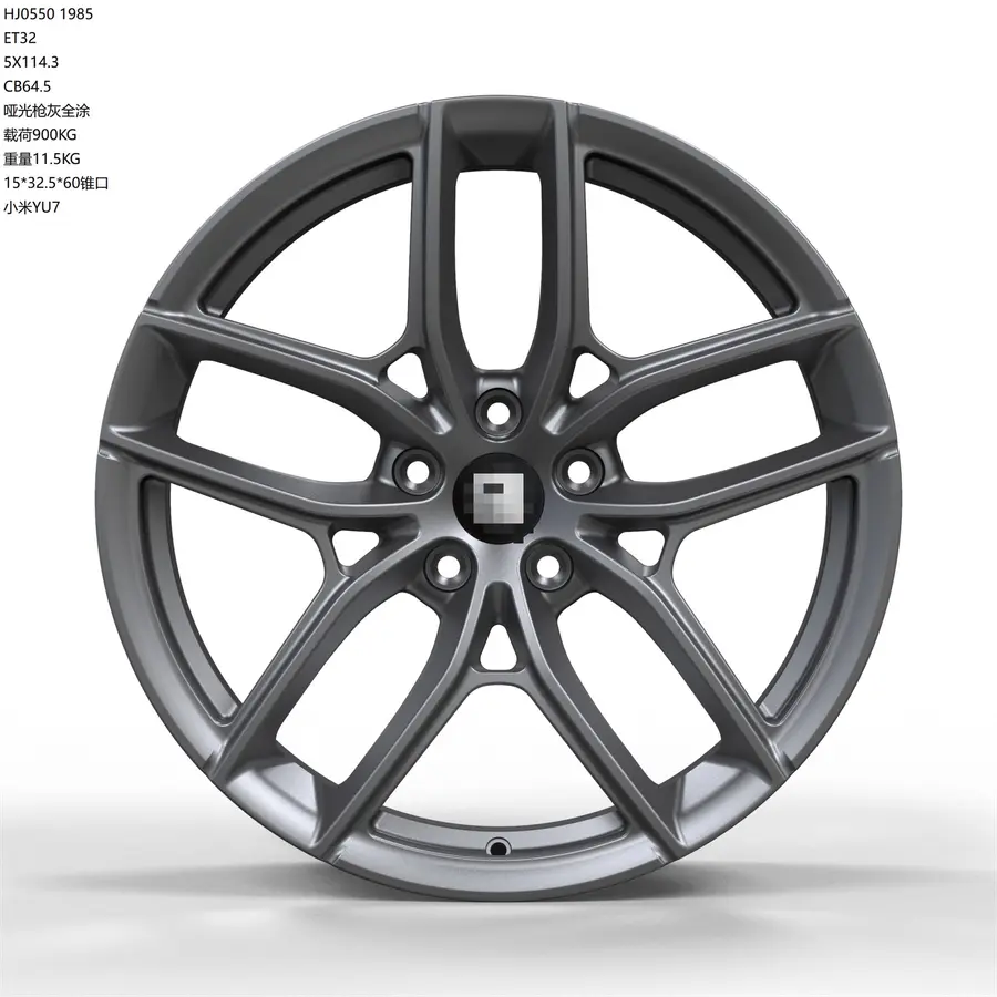 WD0551 alloy wheel rim – Matte Gunmetal (Full Paint)