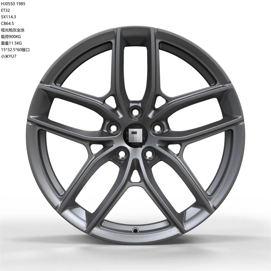 WD0551 alloy wheel rim – Matte Gunmetal (Full Paint)