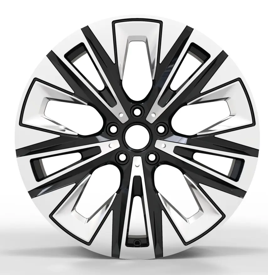 WD0566 alloy wheel rim – Gloss Black Machined Face + Milled Face