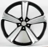 WD057 alloy wheel – Black Machined Face + Milled Spoke Face, photo 4