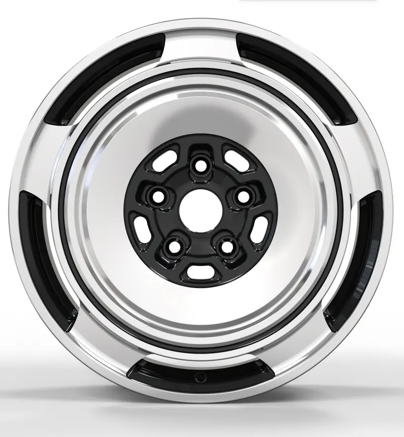 WD0586 alloy wheel rim – Gloss Black Polished Face