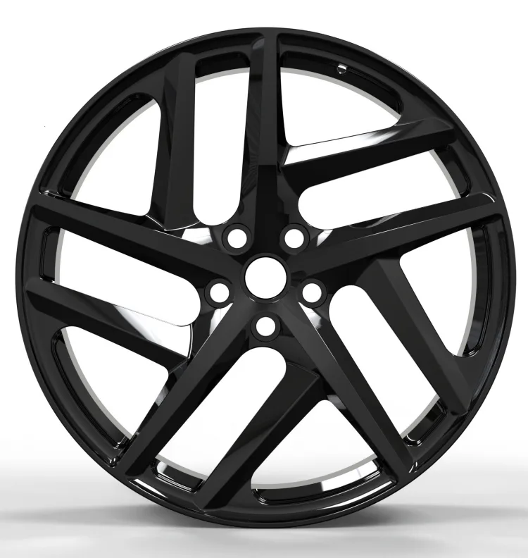 WD0590 alloy wheel rim – Gloss Black (Full Paint)