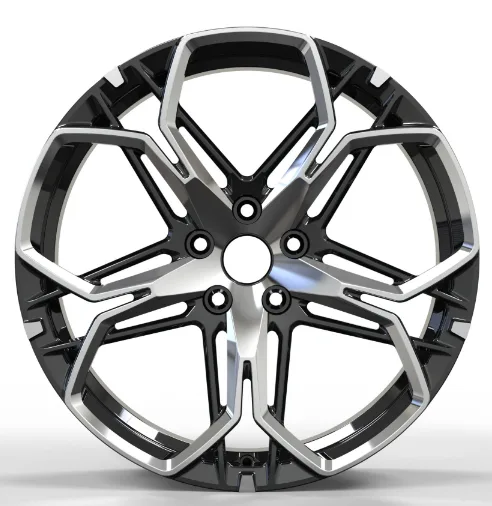 WD0602 alloy wheel rim – Gloss Black Polished