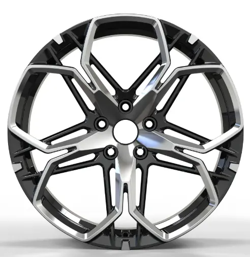 WD0602 alloy wheel rim – Gloss Black Polished