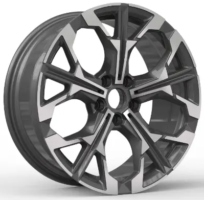 WD0612 alloy wheel rim – Gunmetal Machined Face