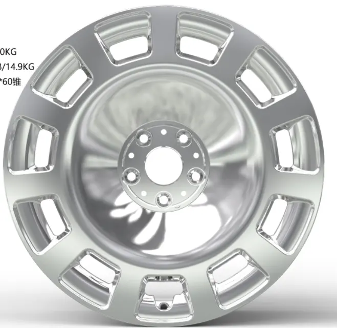 WD0619 alloy wheel rim – Polished