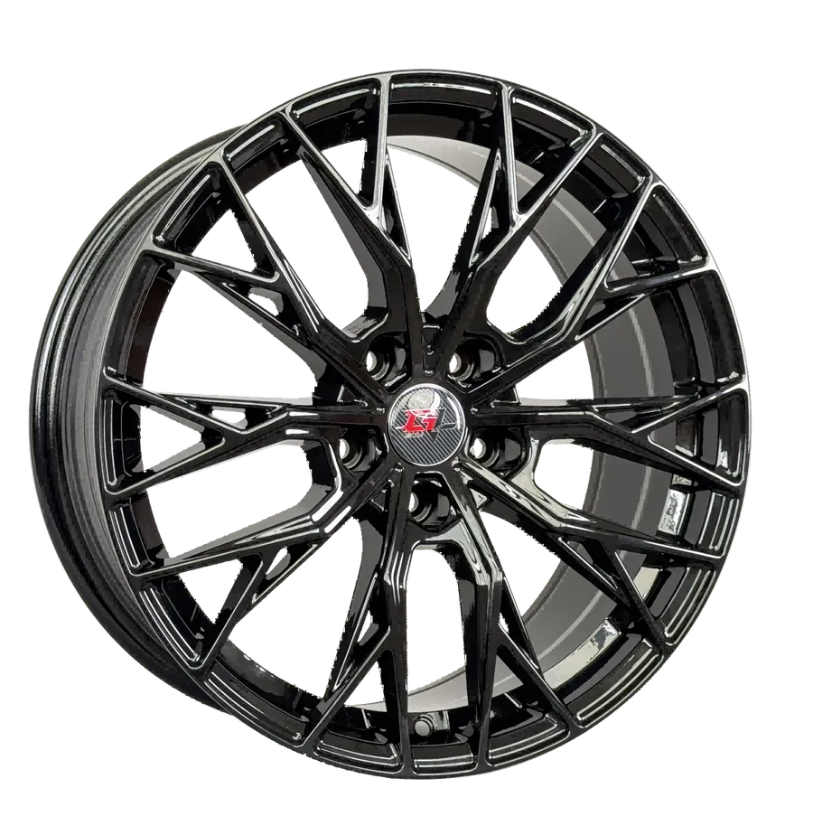 WD084 alloy wheel rim – Gloss Black (Full Paint)