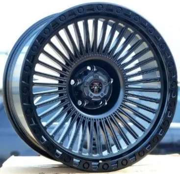 WD086 alloy wheel rim – Matte Black (Full Paint)