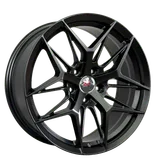 WD114 alloy wheel – Matte Black (Full Paint), photo 1