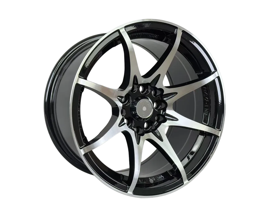 WD1160 alloy wheel rim – Gloss Black Machined Face