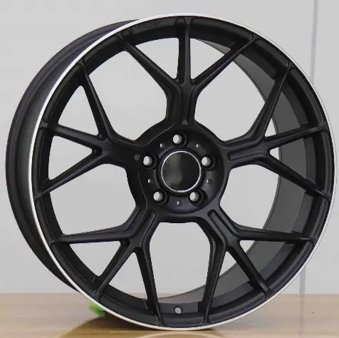 WD120 alloy wheel rim – Matte Black Machined Lip