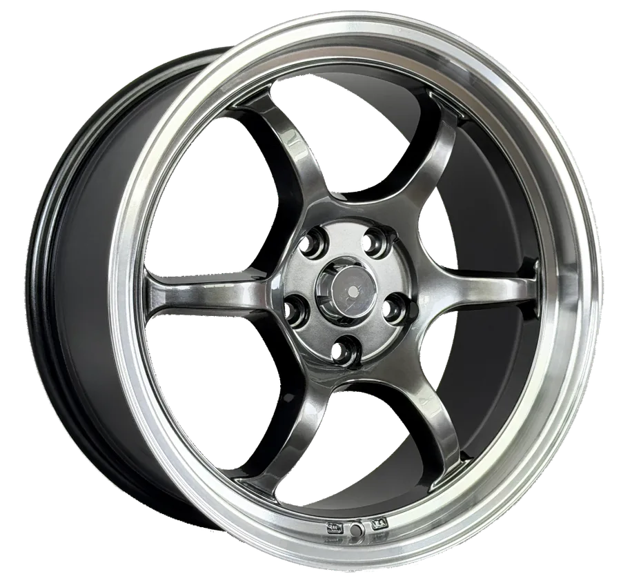 WD127 alloy wheel rim – Gunmetal Machined Lip