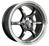 WD127 alloy wheel – Gunmetal Machined Lip, photo 2