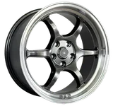 WD127 alloy wheel – Gunmetal Machined Lip, photo 2