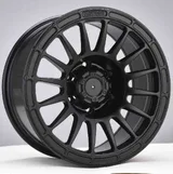 WD130 alloy wheel – Matte Black (Full Paint), photo 2