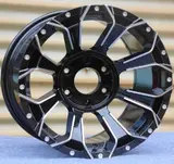 WD146 alloy wheel – Matte Black Machined Face + Milled Rivet Holes, photo 3