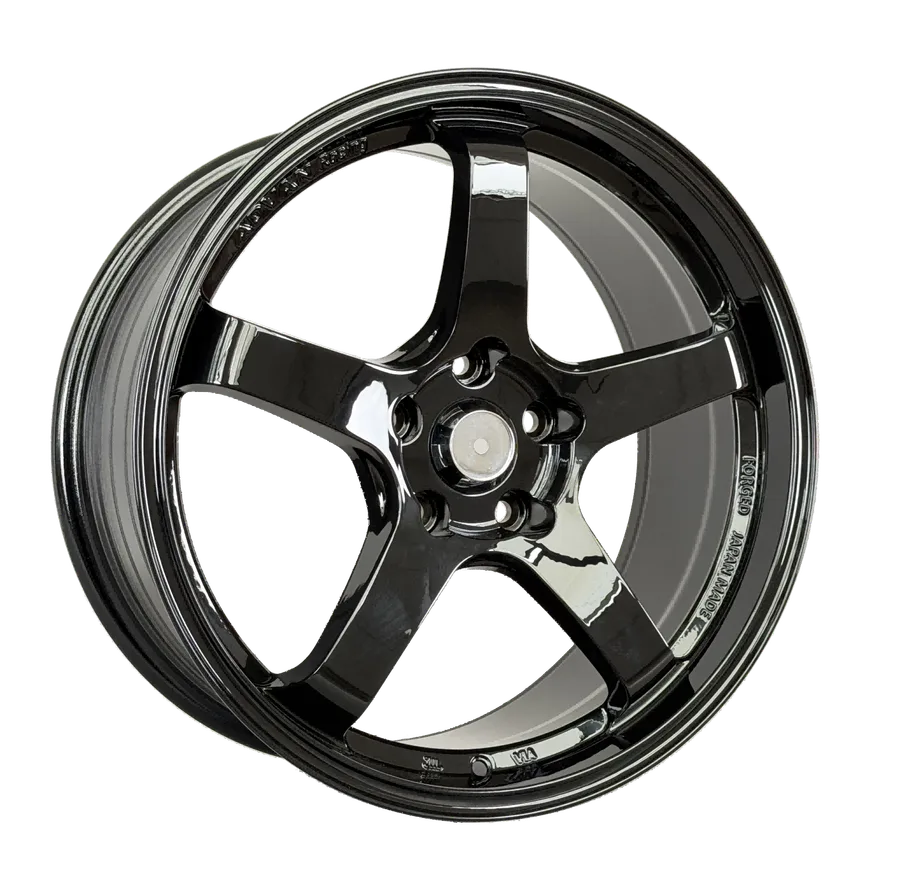 WD165 alloy wheel rim – Gloss Black (Full Paint)