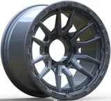 WD165 alloy wheel – Matte Black (Full Paint), photo 6