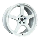 WD165 alloy wheel – White (Full Paint), photo 1