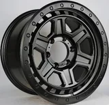 WD185 alloy wheel – Matte Black (Full Paint), photo 2