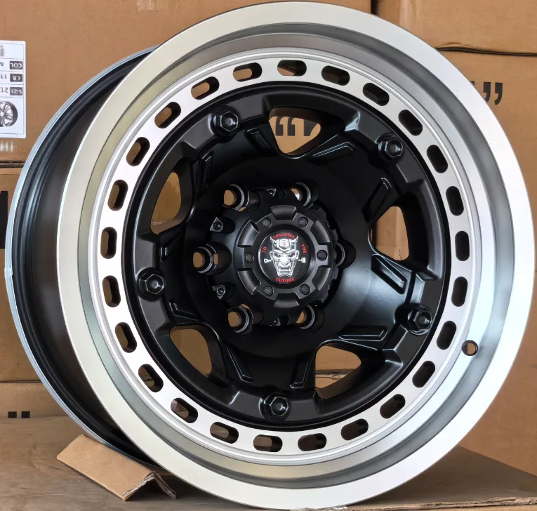 WD186 alloy wheel rim – Matte Black Machined Lip