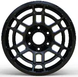 WD197 alloy wheel – Gloss Black (Full Paint), photo 1
