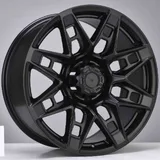 WD197 alloy wheel – Matte Black (Full Paint), photo 2