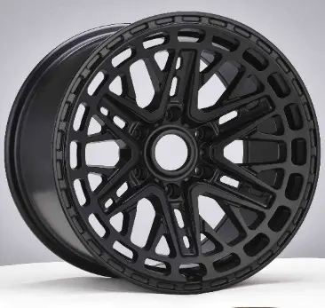 WD206 alloy wheel rim – Matte Black (Full Paint)