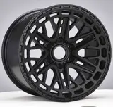 WD206 alloy wheel – Matte Black (Full Paint), photo 2