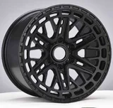 WD206 alloy wheel – Matte Black (Full Paint), photo 2