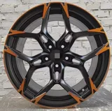 WD220 alloy wheel – Matte Black Machined Face + Matte Sun Gold + Matte Clear, photo 3